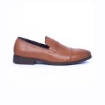 Caliber Shoes Coffee/R Penny Formal Shoes For Men ( A 527 C )