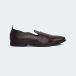 Caliber Shoes Coffee Double Monk Strap Shoes For Men ( OPAL B 712 C )