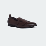 Caliber Shoes Coffee Double Monk Strap Shoes For Men ( OPAL B 712 C ) - Image 2