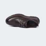 Caliber Shoes Coffee Lace Up Formal Shoes For Men ( BRADFORD N536G ) - Image 4