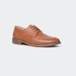 Caliber Shoes Brown Lace Up Formal Shoes For Men ( ALBERT A537G ) - Image 2
