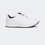Caliber Shoes White Casual Sneakers For Men ( FELIX 779S )