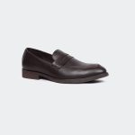 Caliber Shoes Coffee Penny Formal Shoes For Men (  CHARLES Y546G ) - Image 2