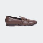 Caliber Shoes Coffee Penny Loafers For Men ( ANGELO B714C )