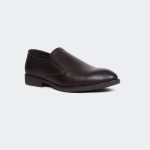 Caliber Shoes Coffee Penny Formal Shoes For Men (  LOGAN Y538G ) - Image 2