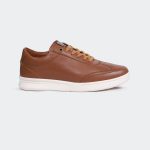 Caliber Shoes Coffee/R Casual Sneakers For Men ( REMY 684 )
