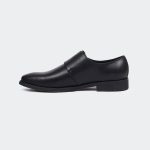 Caliber Shoes Black Penny Formal Shoes For Men (  LEOPOLD T686G ) - Image 3