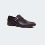 Caliber Shoes Coffee Penny Formal Shoes For Men (  LEOPOLD T686G ) - Image 2